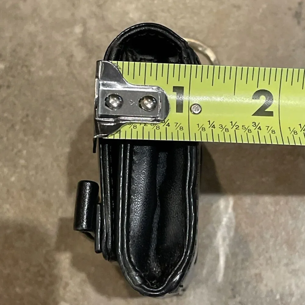 Kate Spade Darla Montford Park Black Leather Bow Key Ring Wallet - Picture 13 of 13